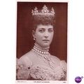 postcaqrd royalty rapid photo h.m. queen alexandra