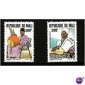 MALI 1983 MUSIANS SET 2 VALS UM MINT