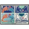 1994 Channel Tunnel Set SG1820-23 Fine Used . .