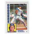 1984 Topps Fernando Valenzuela baseball card #2...
