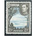 Bermuda 1941 SG113a 2 1/2d Light Blue & Sepia B...