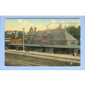 MI Ann Arbor MCRR Depot View Across 4 Tracks La...