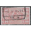 Belgium Epm Mi 240: 6 Fr. brick-red Railway Par...