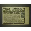 1914 Bell's Spiced Seasoning Poultry Season Ad