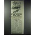 1914 Willys-Overland Cars Ad - A Xmas Gift
