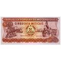 1983 Mozambique 50 Meticais Banknote UNC