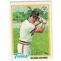 1978 Topps baseball card 497 Glenn Adams - Twins