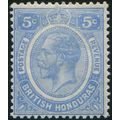 British Honduras 1923 5c milky blue SG 131a unused