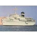 SS Uganda Ship Rare Tonnage Postcard