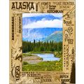 Alaska Montage Laser Engraved Wood Picture Fram...