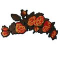 Flower Sew On Patch Flower Badge Decoration Mot...