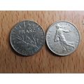 France Republic 1997 1/2 Franc Coin