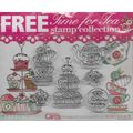Time For Tea Stamp Set. App 10x10cm. Stamping C...