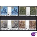 Great Britain 1976 Caxton Gutter Pair Unmounted...