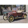 1913.Humberette at Cheddar Motor Museum Postcar...