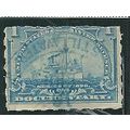 US DOCUMENTARY STAMP 1 cent BATTLESHIP (R163) 1...