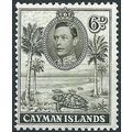 Cayman Islands 1938 SG122 6d Olive-Green Mounte...