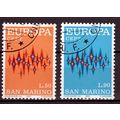 San Marino Europa cept 1972 gestempeld