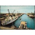 Bremen, Germany - Hafen (Harbour) - postcard c....