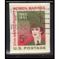 Used UX56 5c Woman Marines Fine Cut Square Z2898