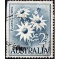 Australia 1959-64 Pre-Decimal QE II 2/-d Fkannel Flower. Fine Used