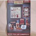 Quilt Pattern Folk Art Christmas Santa Angel Se...