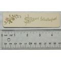 vintage bookmark - Sinceri felicitazioni