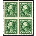 408 Var, Mint NH Kansas City Roulette Block * R...