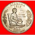 Ⰶ BOOK 1819: USA ★ 1/4 DOLLAR 2003D WASHINGTON ...
