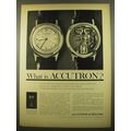 1961 Bulova Accutron Watch Advertisement - What is Accutron?