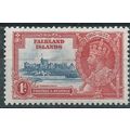 Falkland Islands 1935 SG139 1d Deep Blue & Scar...