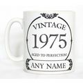 Vintage 1975 Aged To Perfection Mug PERSONALISE...