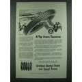 1919 United States Tires Ad - A Tip From Tacoma