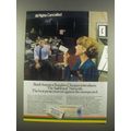 1985 BankAmerica Travelers Cheques Ad - SafeTravel Network Protection