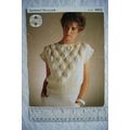 Vintage: Sirdar 6802 top, sombrero/terry look, ...