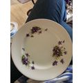 Floral Design Side Plate Unmarked