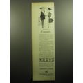 1958 General Foods Canape Cuplets Ad - Discussion on Canapes
