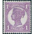 Queensland 1907 1s bright mauve SG299 unused