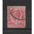 KenyaUganda.SG82 15c Rose-Carmine.Fine Used.Feb17