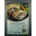 1997 Hellmann's Mayonnaise Ad - Tuna Pita Pockets