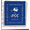 ESP (S/A) 'iFCC - PRE PAID TICKET'LABEL FINE US...