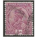 India 1912 SG179 8a Deep Magenta Good/Fine Used...
