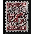 DENMARK 1971 REFUGEES 60 ORE BROWN RED SG 528 F...