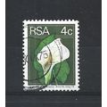 SouthAfrica.SG351 4c Arum Lily.Paper Unchecked....