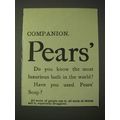 1900 Pears' soap Ad - Pears' Do you know the mo...