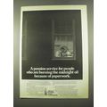 1975 Lincoln National Life Insurance Ad - Pension