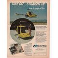 Rotorway Helicoptors Vintage Full Page Print Ad...