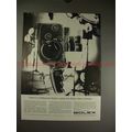 1960 Bolex D-8L Movie Camera Ad - Hollywood Stu...