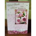 Wedding Day Card - Thanks Mum - Glitter Card ( ...