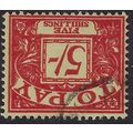 GB 1959 - 63 QE2 5/-d Postage Due used Inverted...